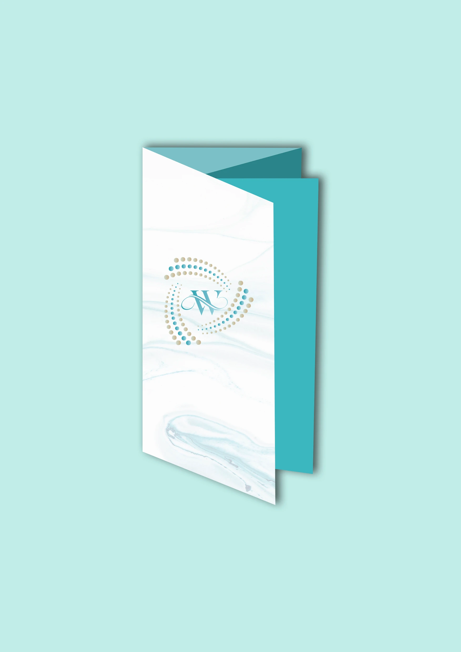 Doppelparallelfalz – Flyer mit doppelter Parallelfalzung